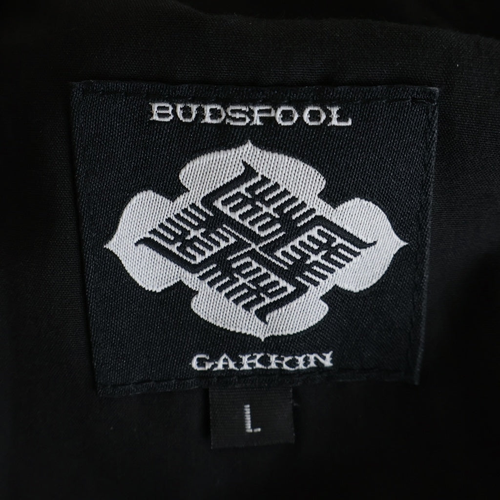 BUDSPOOL(バッズプール) ×GAKKIN 三艶蝶 EASY TROUSERS ガッキン イージートラウザーパンツ ブラック/レッド