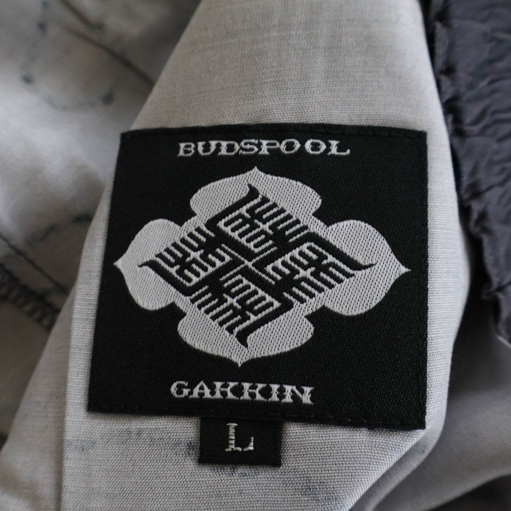 BUDSPOOL(バッズプール) ×GAKKIN 渦軍鶏 HAWAIIAN SHORTS ガッキン ハワイアンショーツ ハーフパンツ グレー