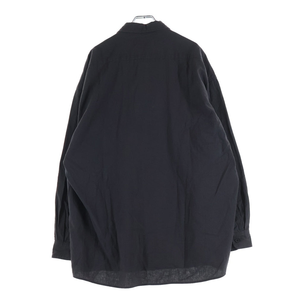 GAKKIN(ガッキン) 24AW TYROLEAN SHIRT フロント刺繍 長袖 チロリアンシャツ グレー