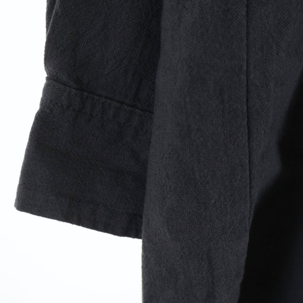 GAKKIN(ガッキン) 24AW TYROLEAN SHIRT フロント刺繍 長袖 チロリアンシャツ グレー