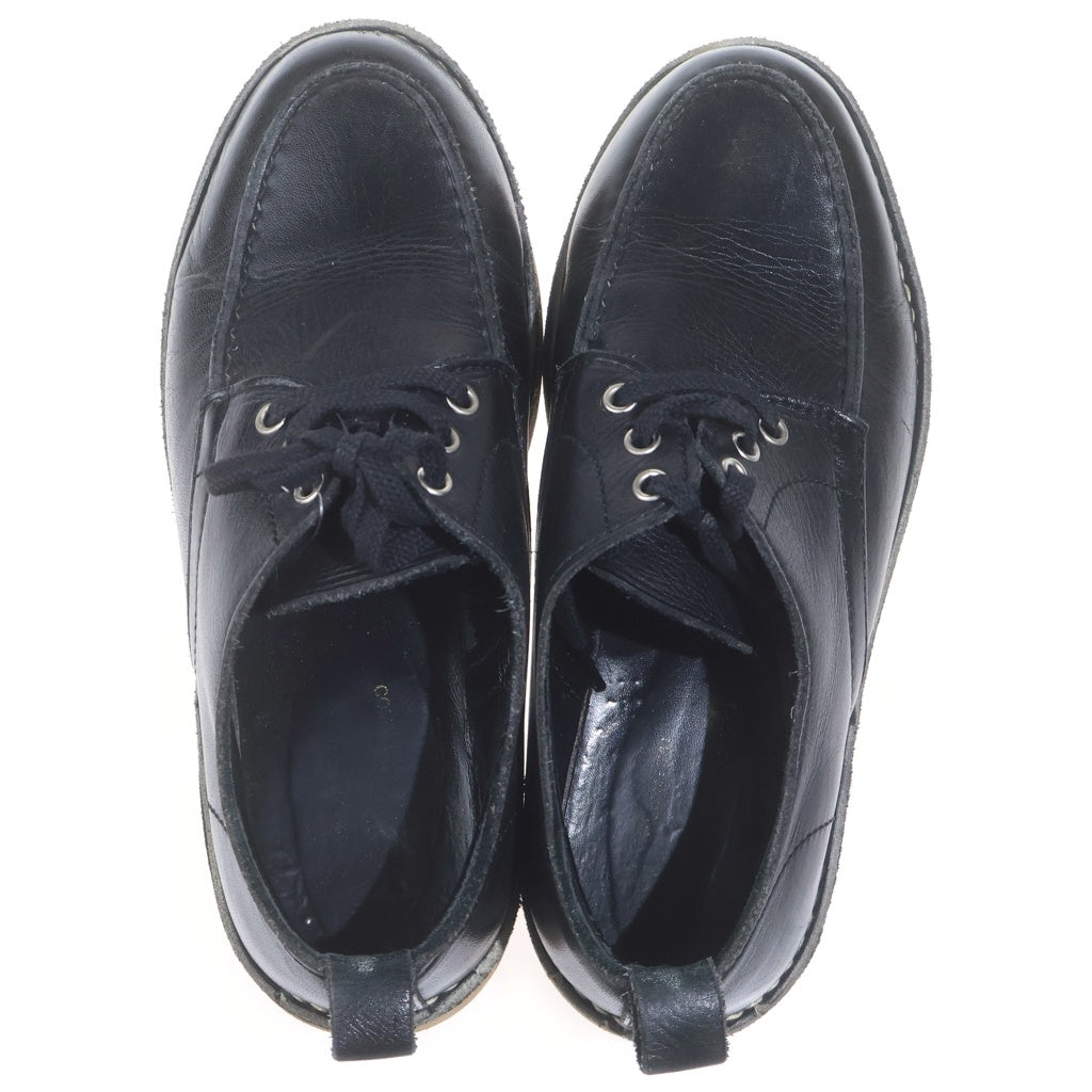 COMME des GARCONS HOMME(コムデギャルソンオム) モックトゥ 3ホール レザードレスシューズ ブラック