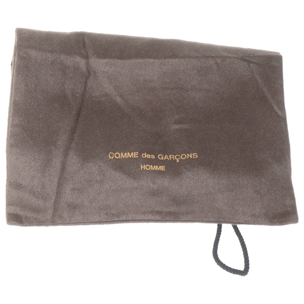 COMME des GARCONS HOMME(コムデギャルソンオム) モックトゥ 3ホール レザードレスシューズ ブラック