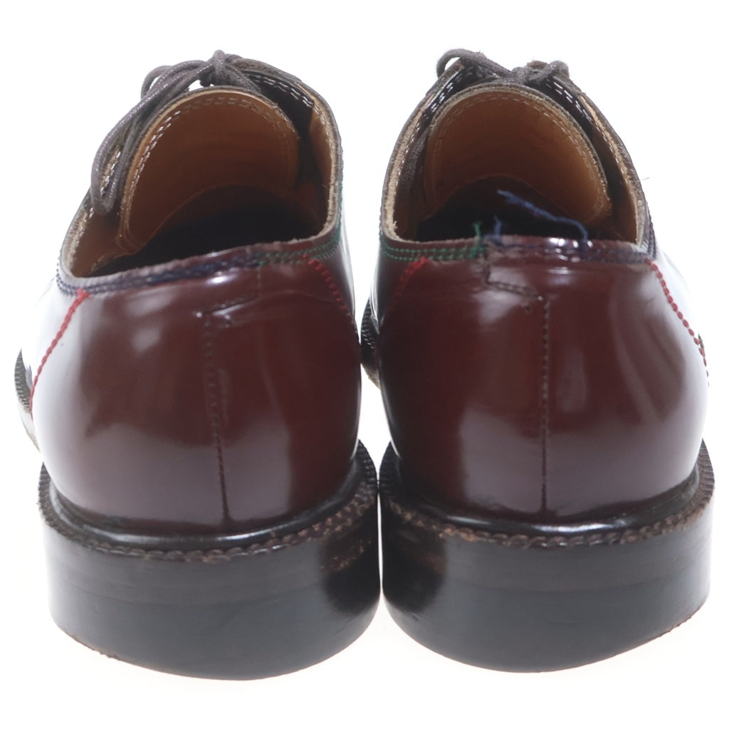 COMME des GARCONS HOMME(コムデギャルソンオム) ×ALDEN オールデン コードバン プレーントゥ レザーシューズ バーガンディ