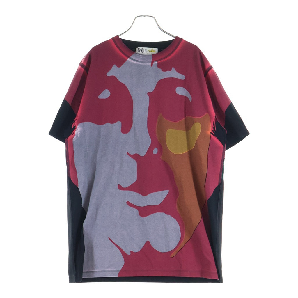 STELLA McCARTNEY(ステラマッカートニー) ×BEATLES ビートルズ フェイスモチーフプリントデザイン クルーネック半袖Tシャツカットソー マルチカラー