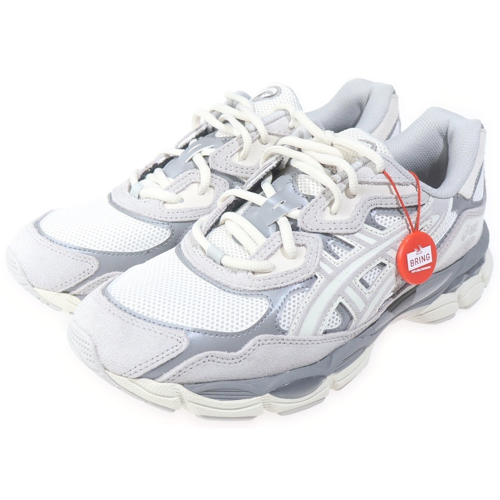 ASICS(アシックス) GEL-NYC CREAM ゲル クリーム スウェード メッシュ ローカットスニーカー ホワイト US9/27cm 1201A789