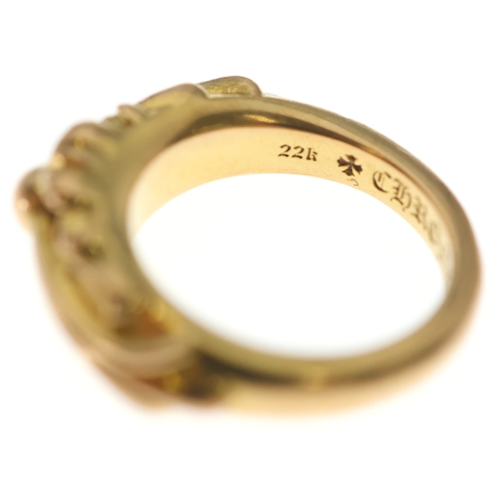 CHROME HEARTS(クロムハーツ) 22K BABYCLSC ベイビークラシック フローラルクロスリング ゴールド BCA391