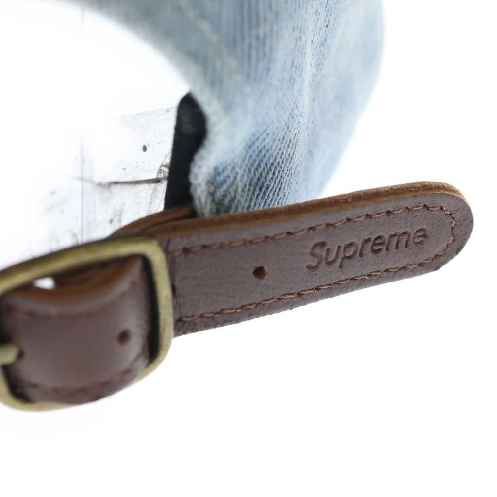 SUPREME(シュプリーム) 24SS 2-Tone S Logo 6-Panel 2トーン Sロゴ 6パネルキャップ 帽子 インディゴ