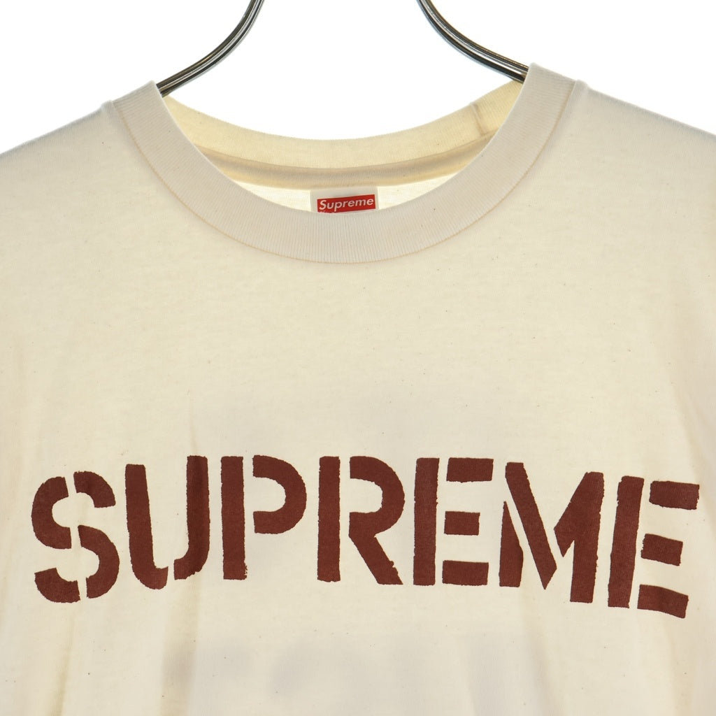 SUPREME(シュプリーム) 26SS Hard Tee ハード クルーネック半袖Tシャツ カットソー ベージュ