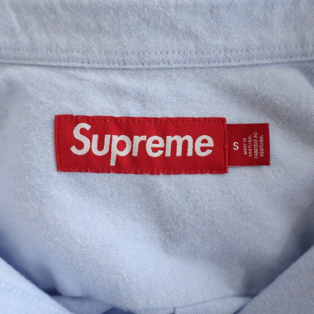 SUPREME(シュプリーム) 25AW Loose Fit Flannel Oxford Shirt ルーズフィット フランネル オックスフォード長袖シャツ ブルー