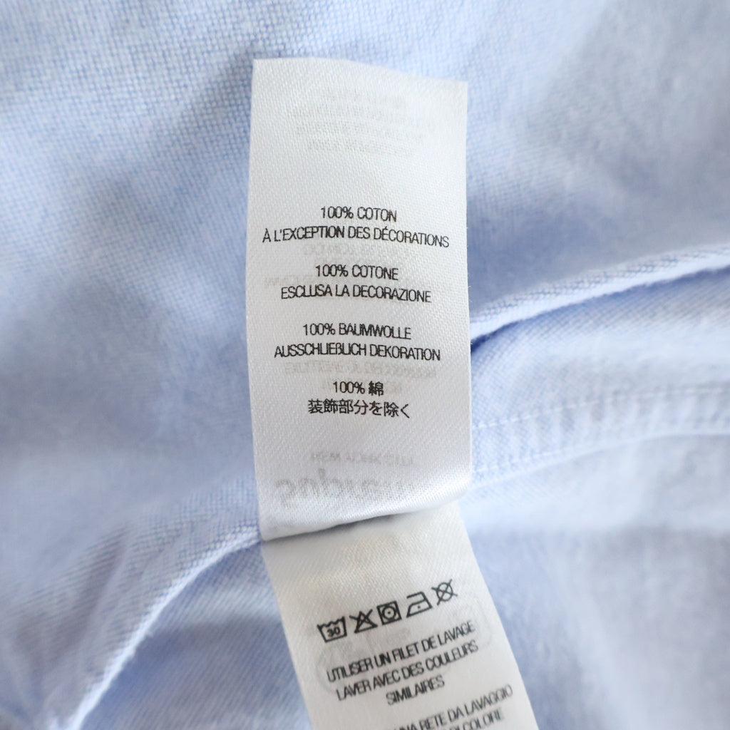 SUPREME(シュプリーム) 25AW Loose Fit Flannel Oxford Shirt ルーズフィット フランネル オックスフォード長袖シャツ ブルー