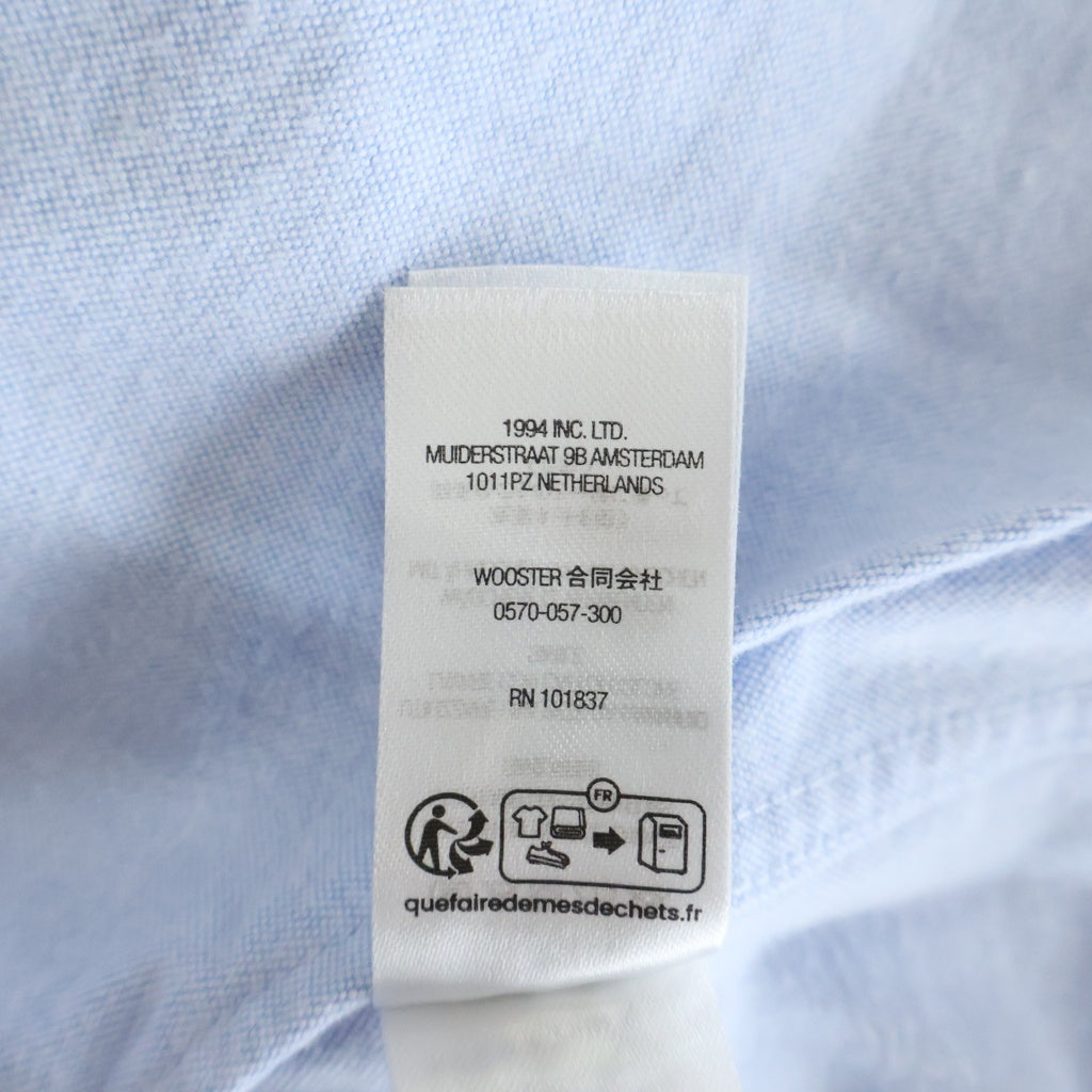SUPREME(シュプリーム) 25AW Loose Fit Flannel Oxford Shirt ルーズフィット フランネル オックスフォード長袖シャツ ブルー
