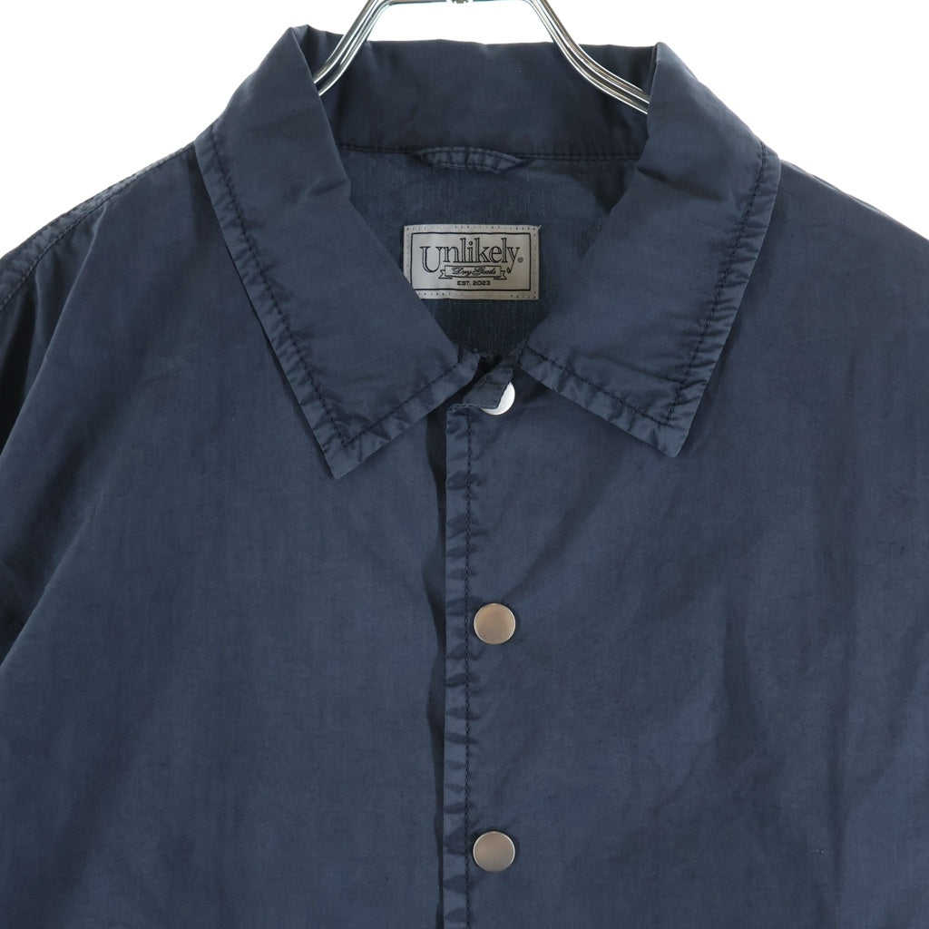 Unlikely(アンライクリー) 26SS Unlikely Coach Shirts Jacket アンライクリー コーチシャツジャケット グレー U26S-18-0004