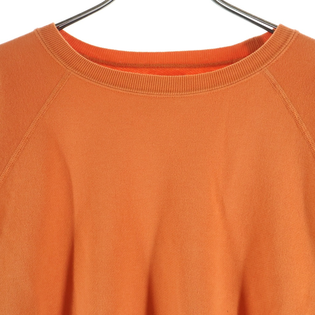 Unlikely(アンライクリー) 26SS Unlikely Raglan Sleeve Crew アンライクリー ラグランスリーブ クルーネックスウェット トレーナー オレンジ U26S-13-0003