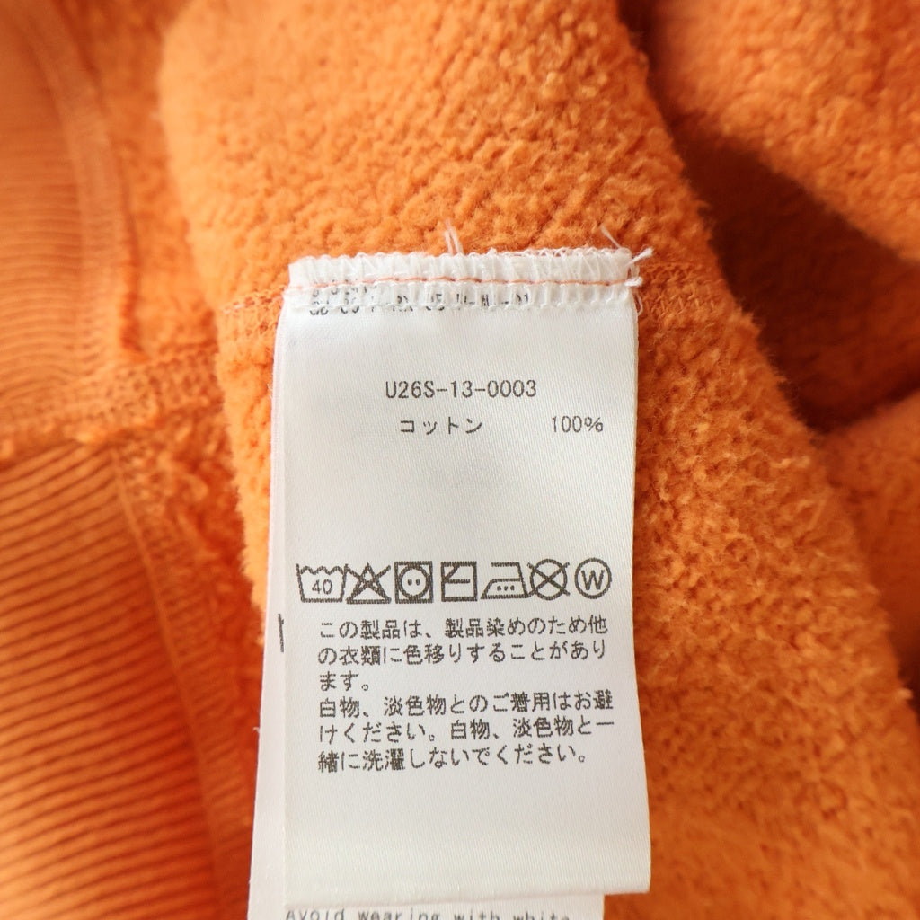 Unlikely(アンライクリー) 26SS Unlikely Raglan Sleeve Crew アンライクリー ラグランスリーブ クルーネックスウェット トレーナー オレンジ U26S-13-0003