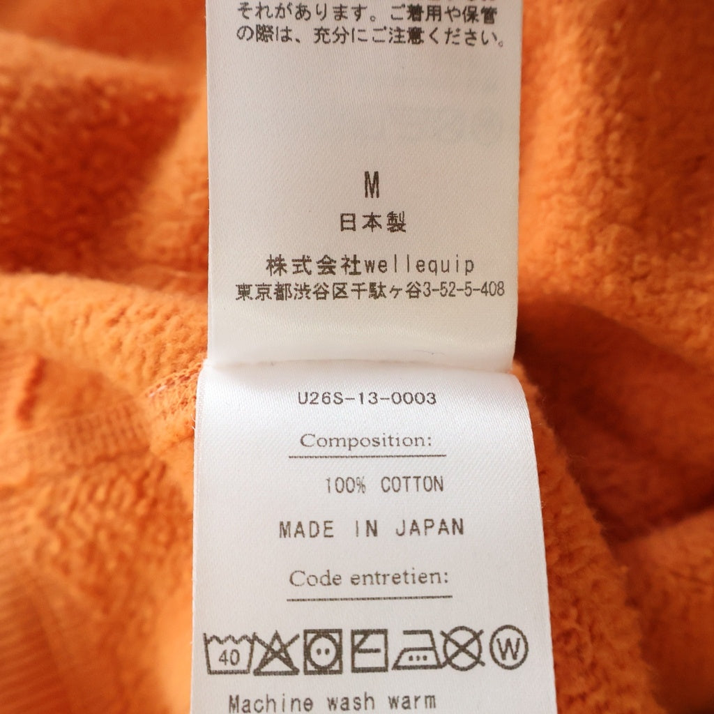 Unlikely(アンライクリー) 26SS Unlikely Raglan Sleeve Crew アンライクリー ラグランスリーブ クルーネックスウェット トレーナー オレンジ U26S-13-0003