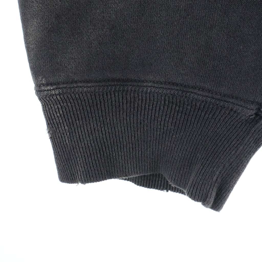 SAINT MICHAEL(セントマイケル) 24AW BONE SAINT SWEAT SHIRT ボーンセイント クルーネックスウェットレーナー グレー SM-YS1-0000-0031