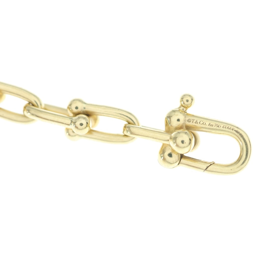 TIFFANY & Co.(ティファニー) ハードウェア スモールリンク ネックレス チェーン イエローゴールド 18K Au750YG