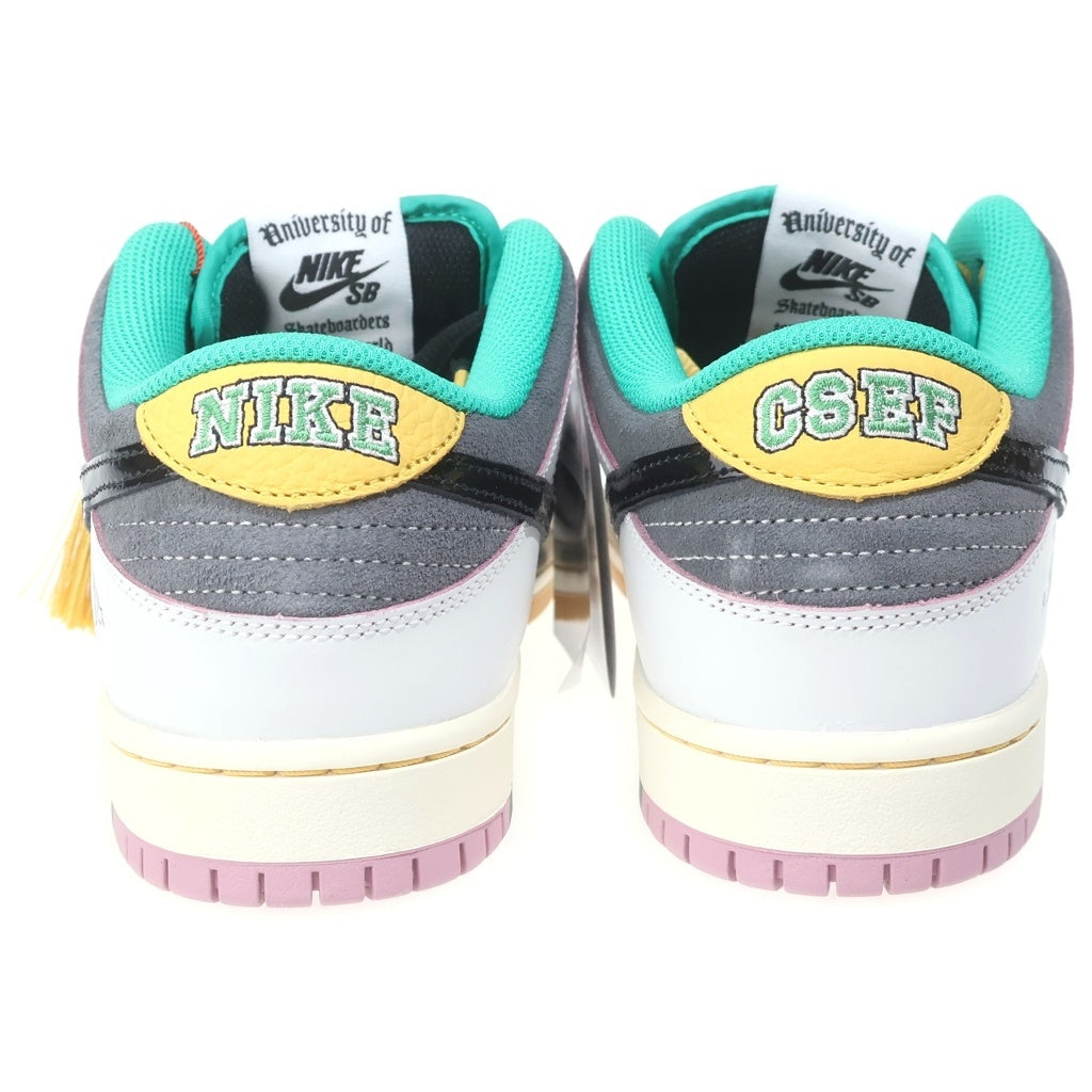 NIKE SB(ナイキエスビー) ×CSEF DUNK LOW PRO QS エスビー ダンク ローカットスニーカー ホワイト US9.5/27.5cm HJ4132-100