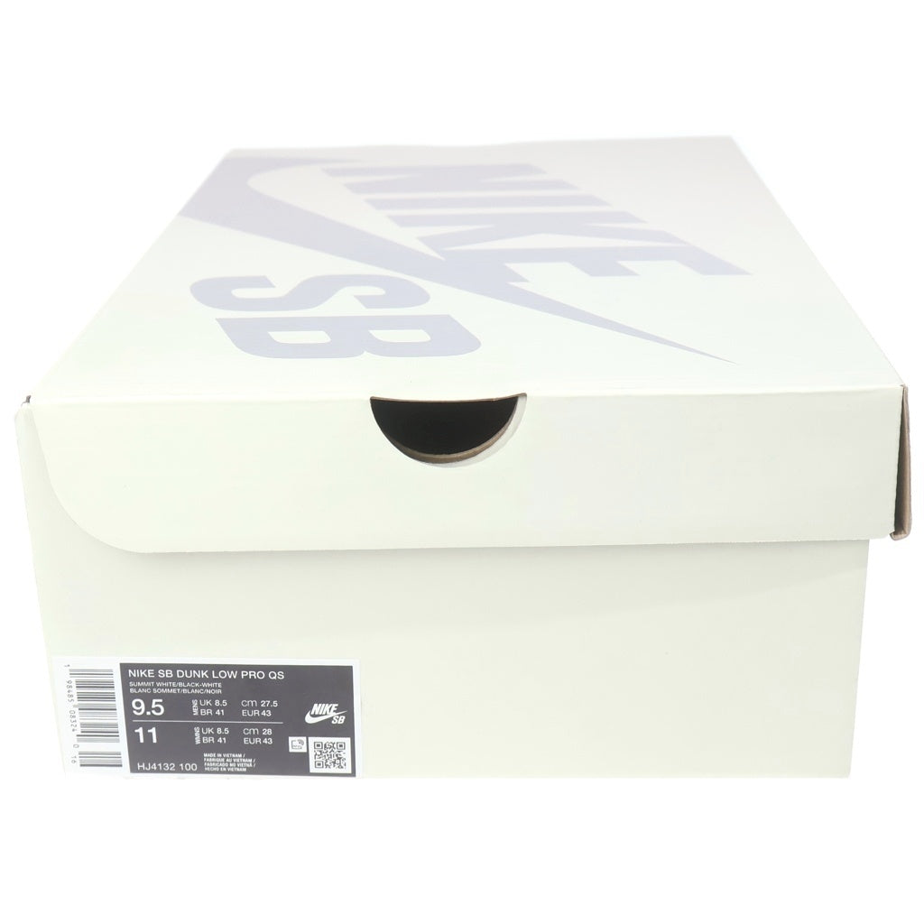 NIKE SB(ナイキエスビー) ×CSEF DUNK LOW PRO QS エスビー ダンク ローカットスニーカー ホワイト US9.5/27.5cm HJ4132-100