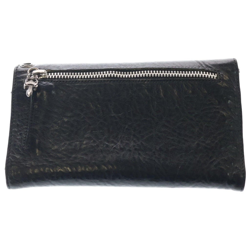CHROME HEARTS(クロムハーツ) WAVE ウェーブ レザーウォレット 財布 ブラック