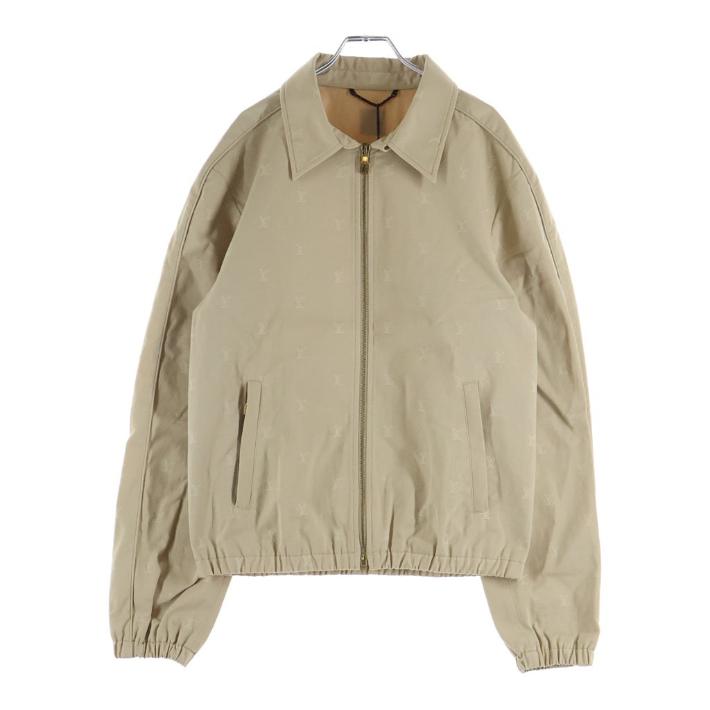 LOUIS VUITTON(ルイヴィトン) 24AW LV LOGO ALLOVER ZIPUP JACKET LVロゴ総柄 ジップアップジャケット ベージュ RM242MQ KKA HRB41W