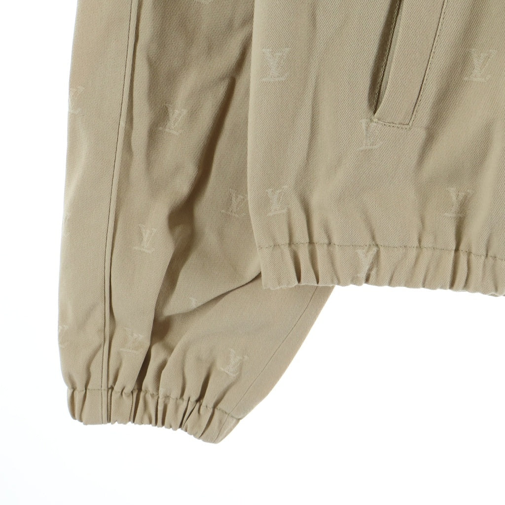 LOUIS VUITTON(ルイヴィトン) 24AW LV LOGO ALLOVER ZIPUP JACKET LVロゴ総柄 ジップアップジャケット ベージュ RM242MQ KKA HRB41W
