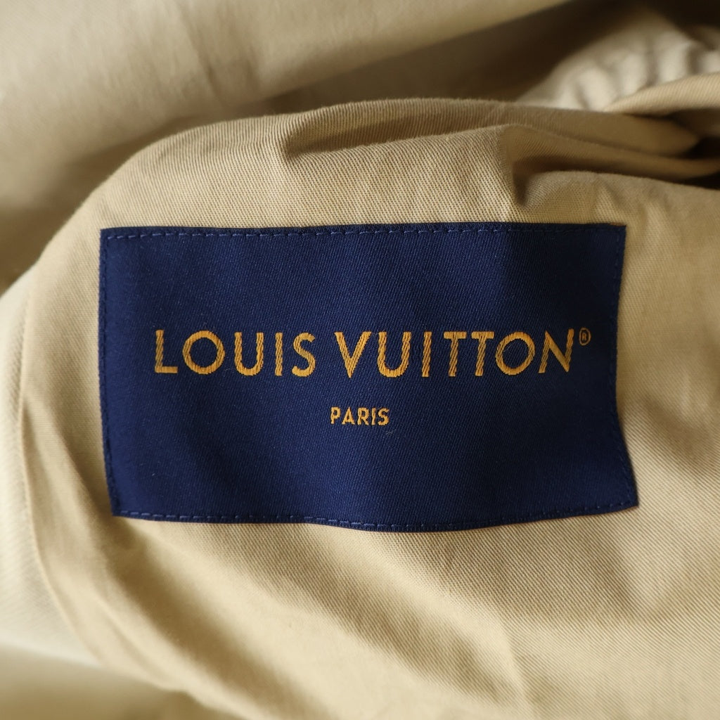 LOUIS VUITTON(ルイヴィトン) 24AW LV LOGO ALLOVER ZIPUP JACKET LVロゴ総柄 ジップアップジャケット ベージュ RM242MQ KKA HRB41W