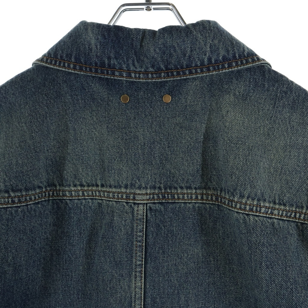 LOUIS VUITTON(ルイヴィトン) 23AW モノグラム ワークウェア ウォッシュド加工 ジップアップデニムジャケット インディゴ RM232Q Y38 HPA46W