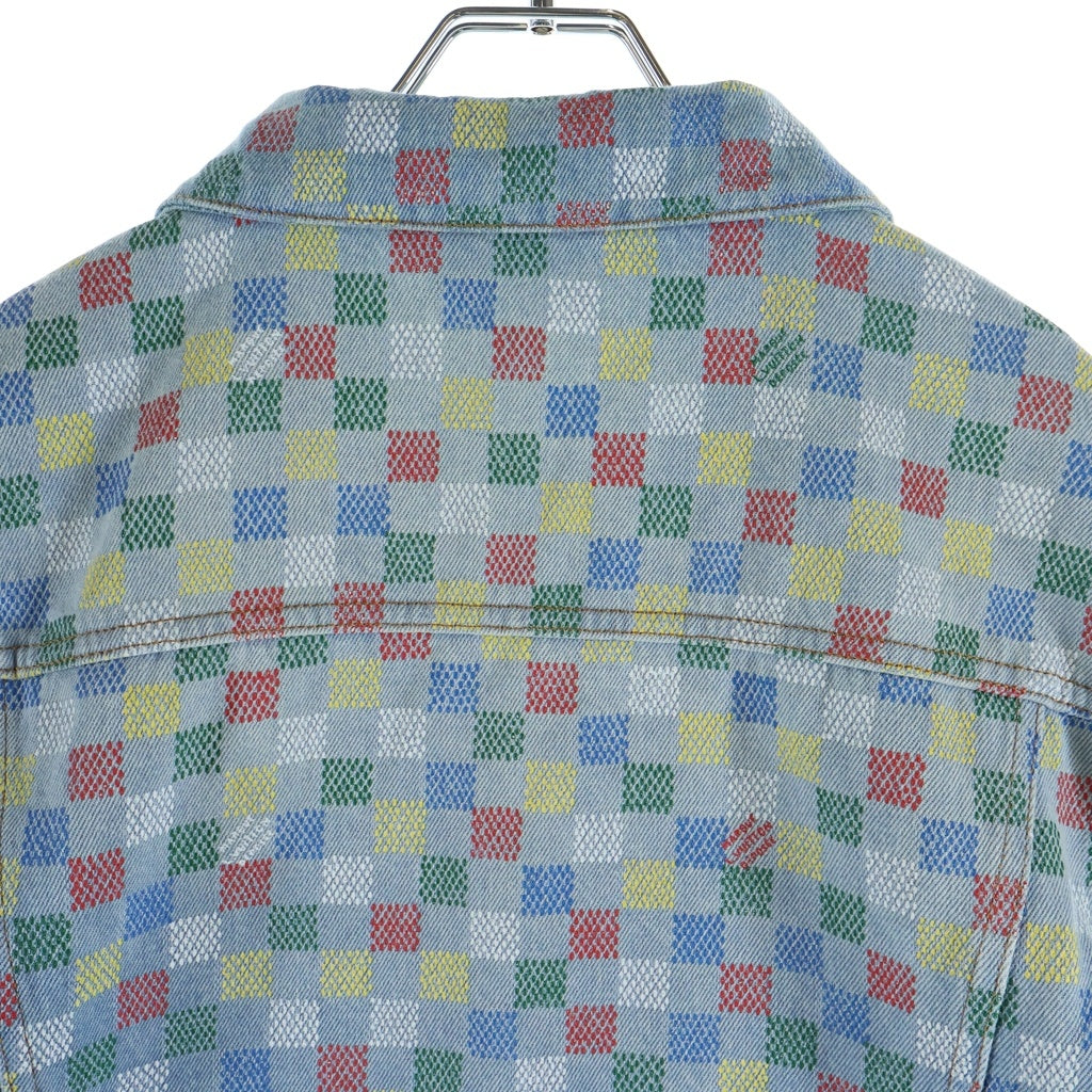 LOUIS VUITTON(ルイヴィトン) 25SS DAMIE DENIM TRACKER JACKET ダミエ マルチカラー デニムトラッカージャケット インディゴ RM251M J16 HSA72W