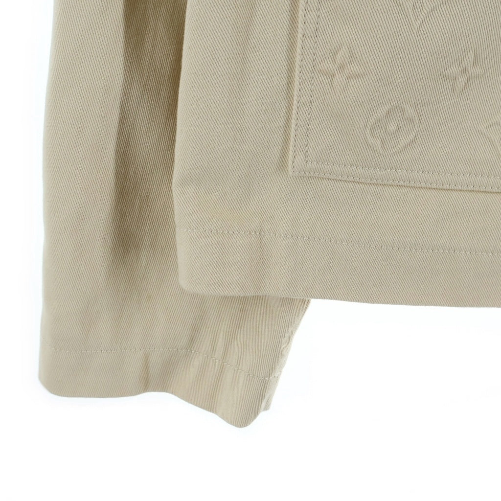 LOUIS VUITTON(ルイヴィトン) 23SS モノグラム ワークウェア 襟ボア ジップアップデニムジャケット アイボリー RM231Q TZ0 HOA45W