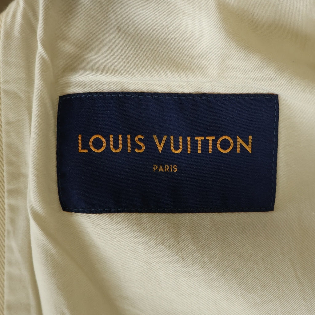 LOUIS VUITTON(ルイヴィトン) 23SS モノグラム ワークウェア 襟ボア ジップアップデニムジャケット アイボリー RM231Q TZ0 HOA45W