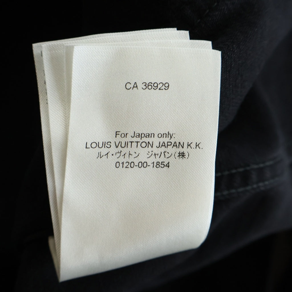 LOUIS VUITTON(ルイヴィトン) 24AW モノグラムエンボス ワークウェア ジップアップデニムジャケット ブラック RM242MQ CCU HRA50W