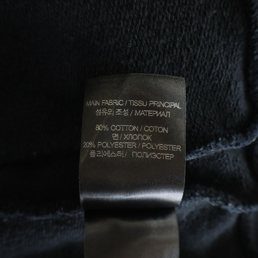 VETEMENTS(ヴェトモン) 23SS BLACKOUT CUT UP HOODIE ブラックアウト カットアップ ドッキング加工 ジップアップパーカー フーディー ブラック UA65HD413B