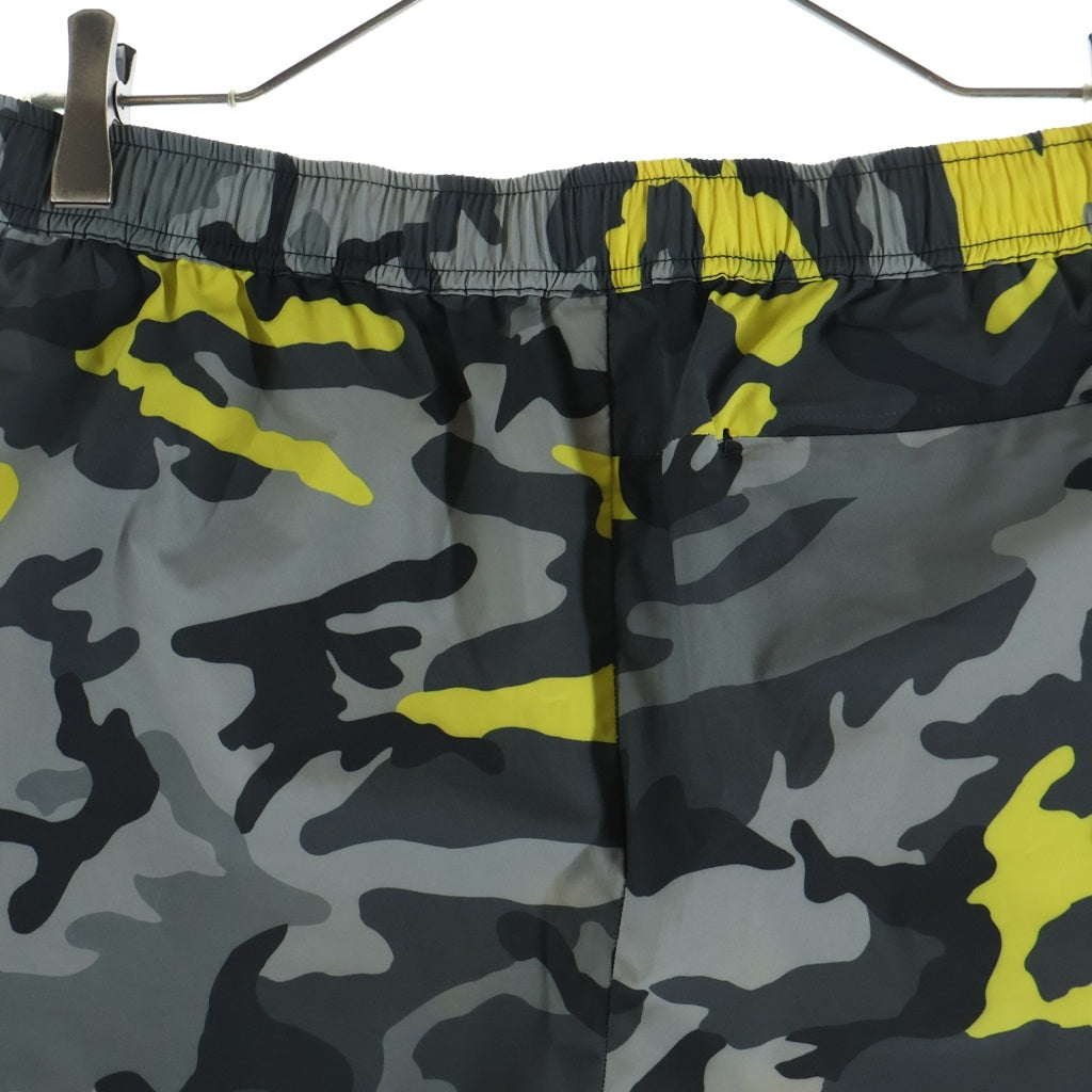 F.C.R.B./F.C.Real Bristol/FCRB(エフシーアールビー/エフシーレアルブリストル) 22AW CAMOUFLAGE TEAM SHORTS カモフラージュ イージーチームショーツ ハーフパンツ グレー/イエロー FCRB-222001