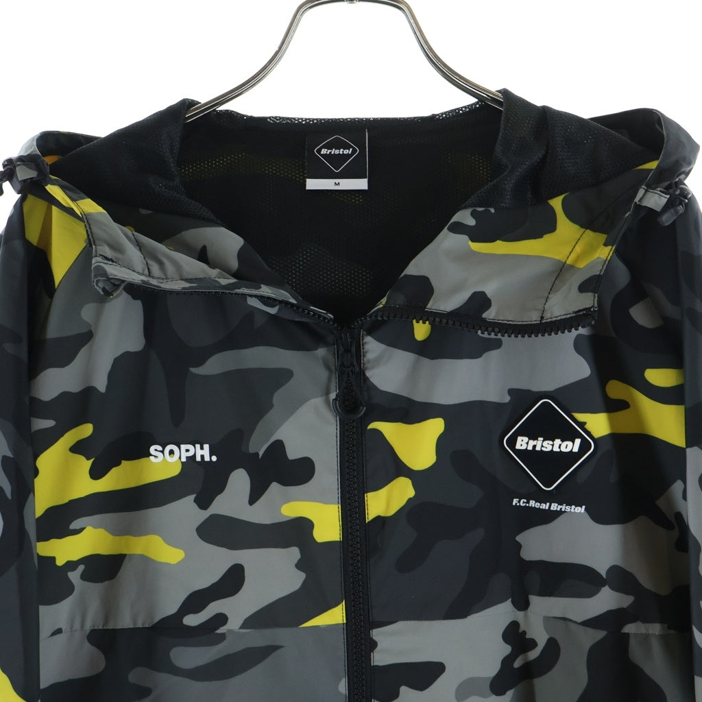 F.C.R.B.(エフシーアールビー) 22AW CAMOUFLAGE TEAM JACKET カモフラージュ フロントロゴ ジップアップ フーデッドチームジャケット FCRB-222000