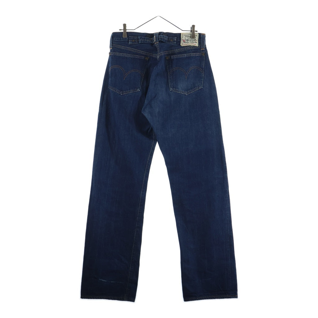 Levi's(リーバイス) 90S VINTAGE 201XX 復刻 布パッチ ボタン裏555 バレンシア工場 ヴィンテージ シンチバック ボタンフライ デニムパンツ インディゴ