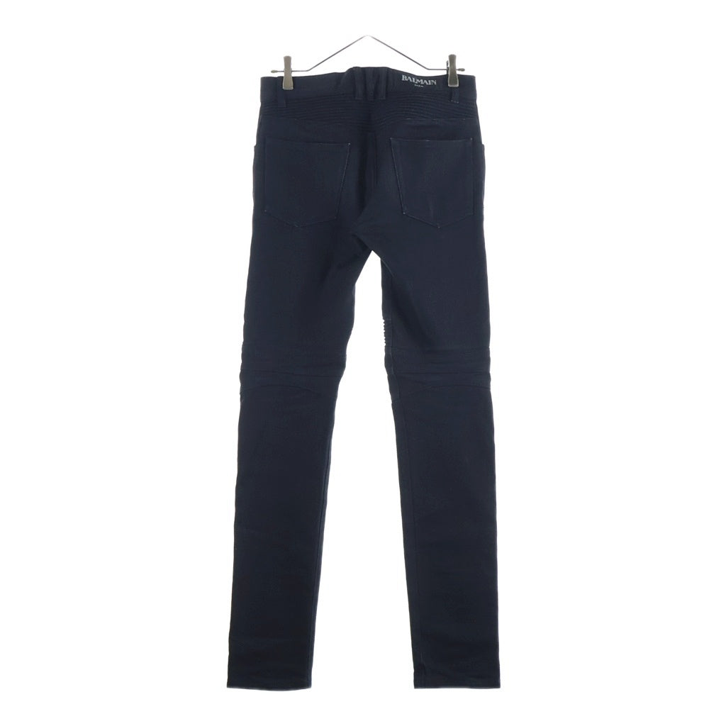 BALMAIN(バルマン) BIKER RIGID DENIM PANTS バイカー スリム デニムパンツ ブラック POHT551D204