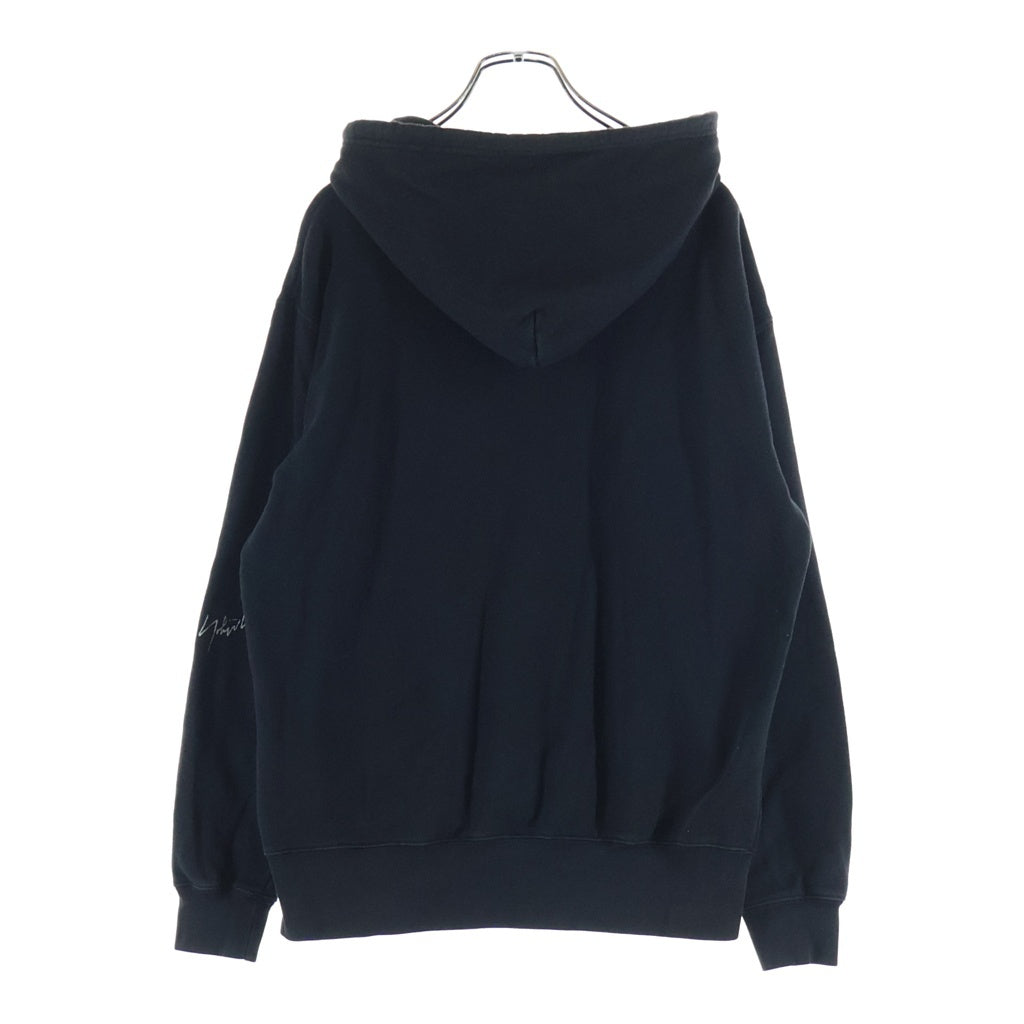 Yohji Yamamoto(ヨウジヤマモト) 17SS コットン プルオーバーフーデッドパーカー ブラック FD-T63-993