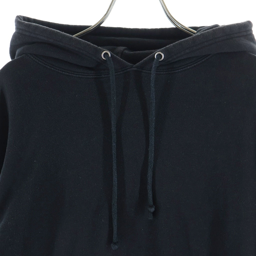 Yohji Yamamoto(ヨウジヤマモト) 17SS コットン プルオーバーフーデッドパーカー ブラック FD-T63-993