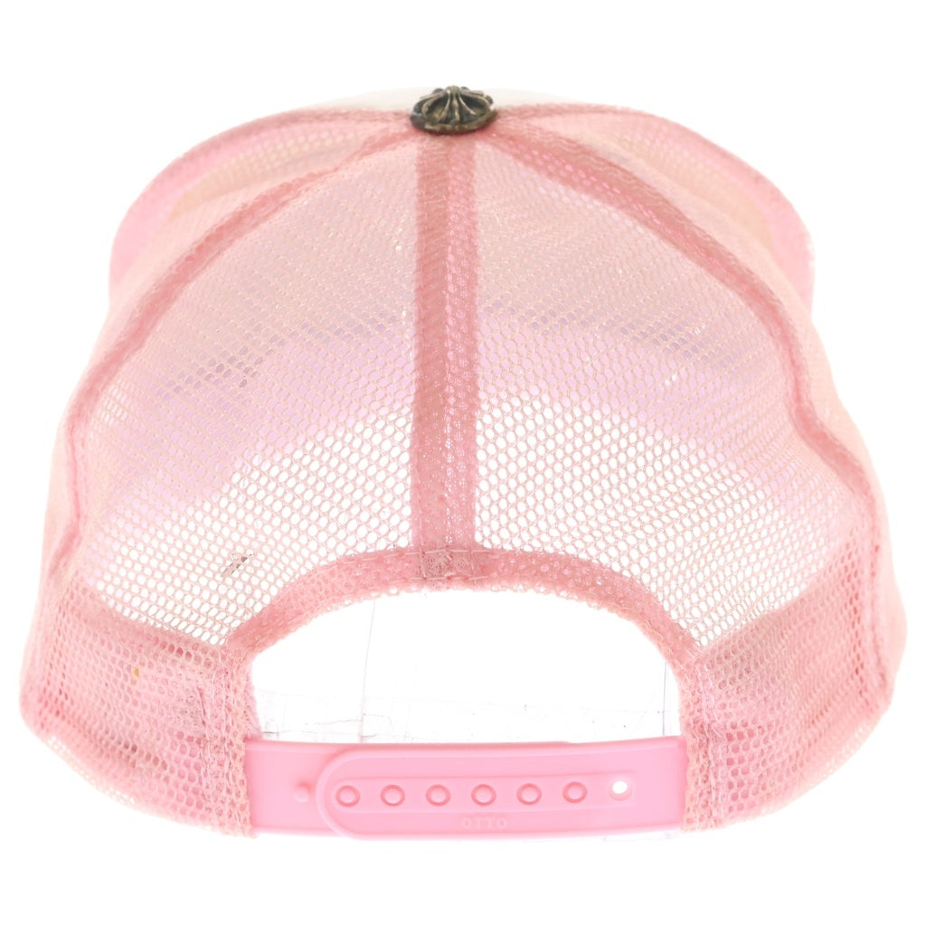 CHROME HEARTS(クロムハーツ) TRUCKER FUCK CAP トラッカー クロスパッチ ボール メッシュ 帽子 キャップ ピンク