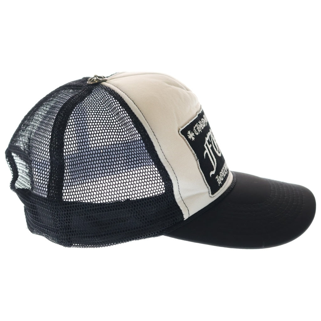 CHROME HEARTS(クロムハーツ) TRUCKER FUCK CAP トラッカー クロスパッチ ボール メッシュ 帽子 キャップ ブラック
