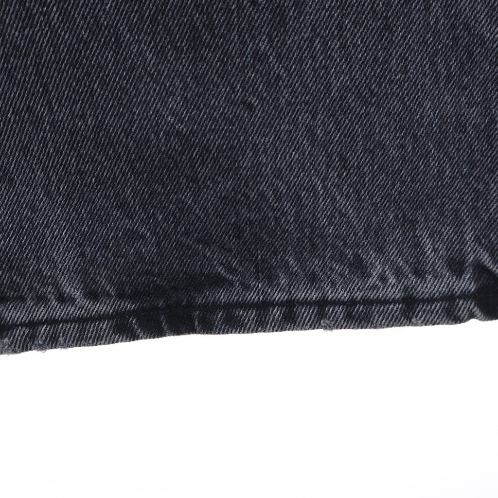 SUPREME(シュプリーム) 23SS Baggy Jean Washed クラシックロゴエンブロイダリー ウォッシュド加工 ジップフライ バギーワイドパンツ グレー