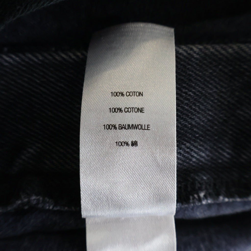 SUPREME(シュプリーム) 23SS Baggy Jean Washed クラシックロゴエンブロイダリー ウォッシュド加工 ジップフライ バギーワイドパンツ グレー