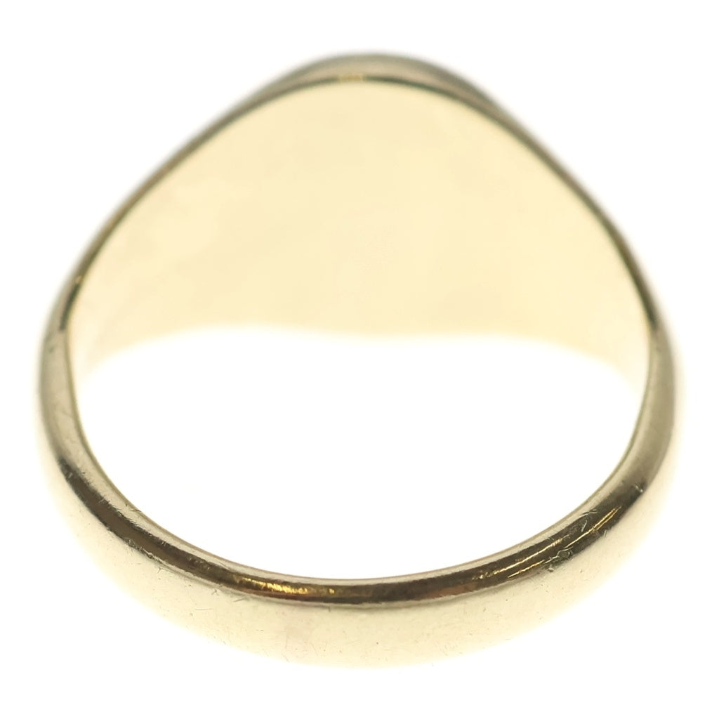 NO BRAND(ノーブランド) BYSMITH K9 4.59g OVAL PINKY SIGNET RING バイスミス オーバルピンキー 9金 シグネットリング ゴールド