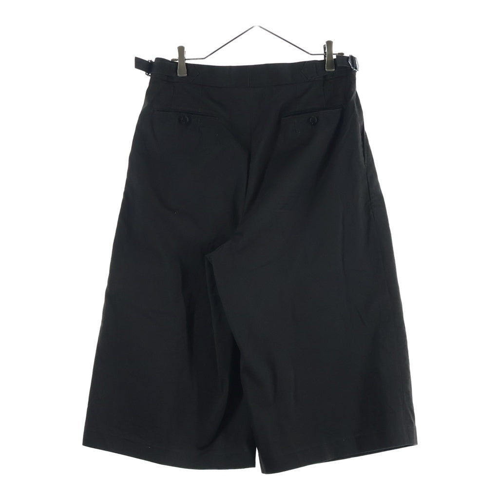 marka(マーカ) 25SS TWO TUCK CROPPED TROUSERS ツータック クロップドトラウザーズ 7分丈ショーツ ダークブラウン M25B05PT01E