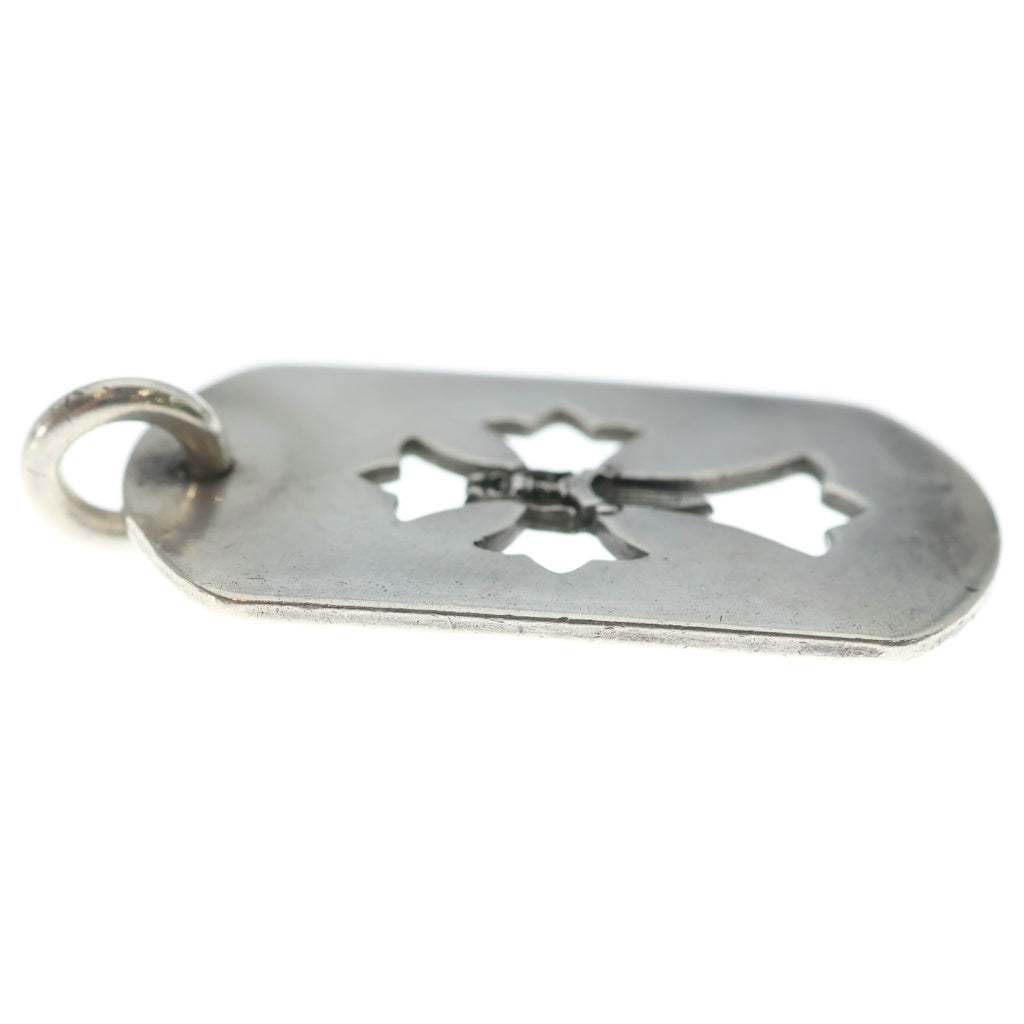 CHROME HEARTS(クロムハーツ) D TAG LRG CO CRS カットアウトクロスドッグタグ ラージ ペンダントトップ シルバー BCA239