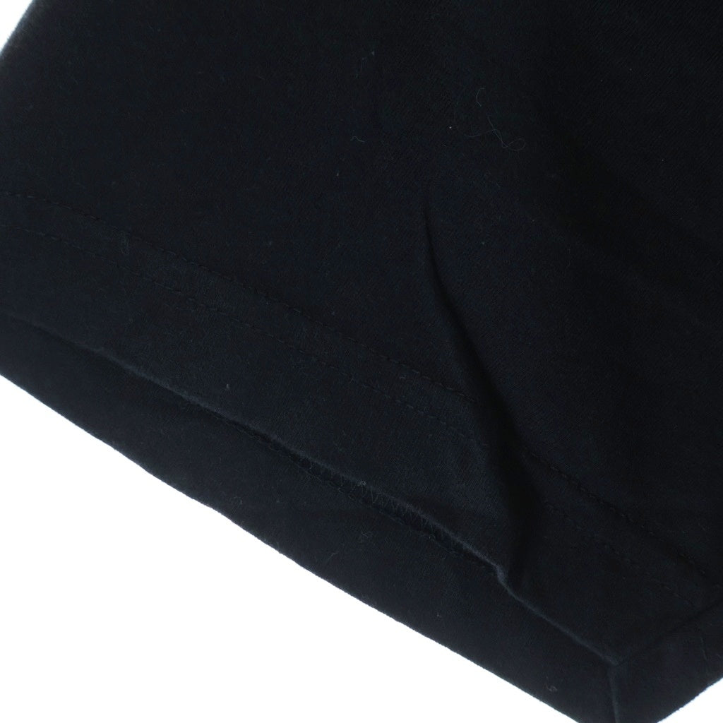 CHROME HEARTS(クロムハーツ) MADE IN HOLLYWOOD VERTICAL LOGO TEE メイドインハリウッド ヴァーティカルロゴ クルーネック ポケット 半袖Tシャツカットソー ブラック/イエロー