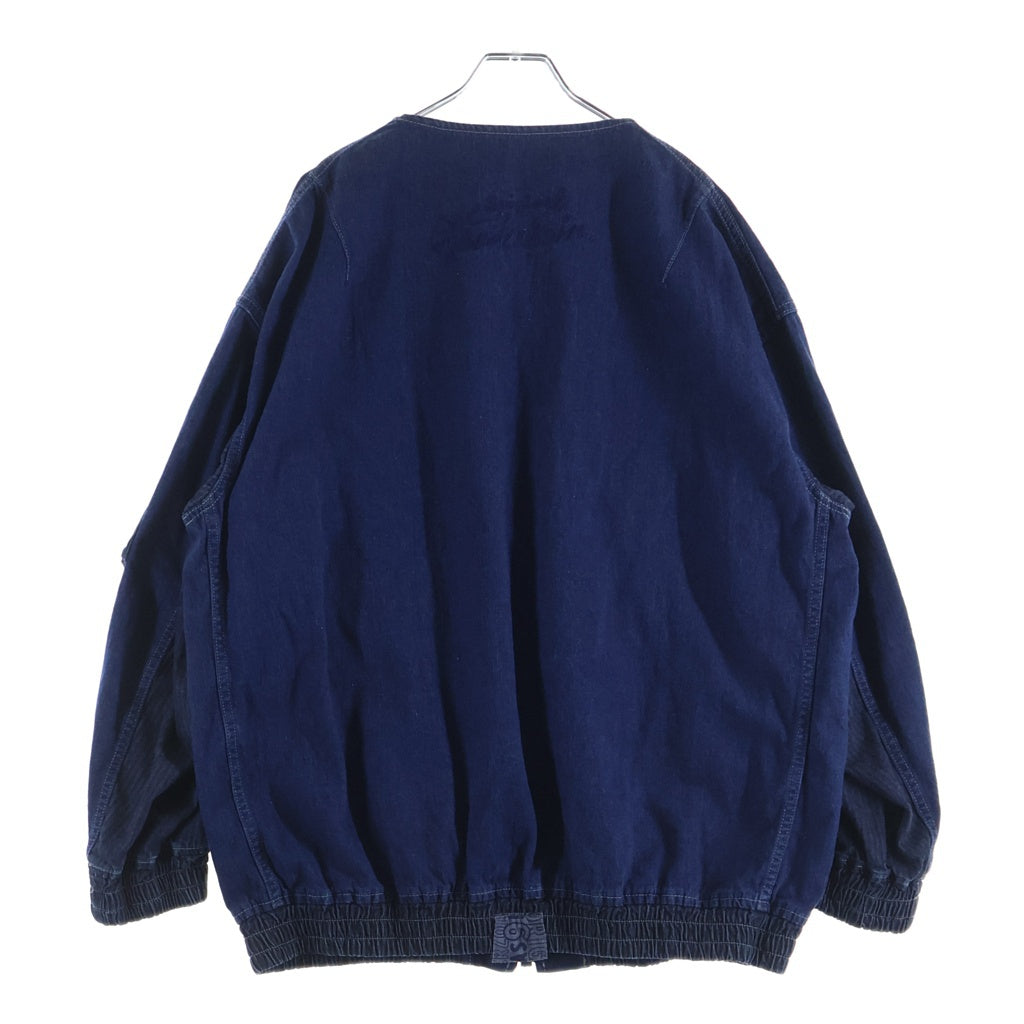 TENDERLOIN(テンダーロイン) 23SS DENIM MA-1 DABO ダボ ノーカラー デニムボンバージャケット インディゴ
