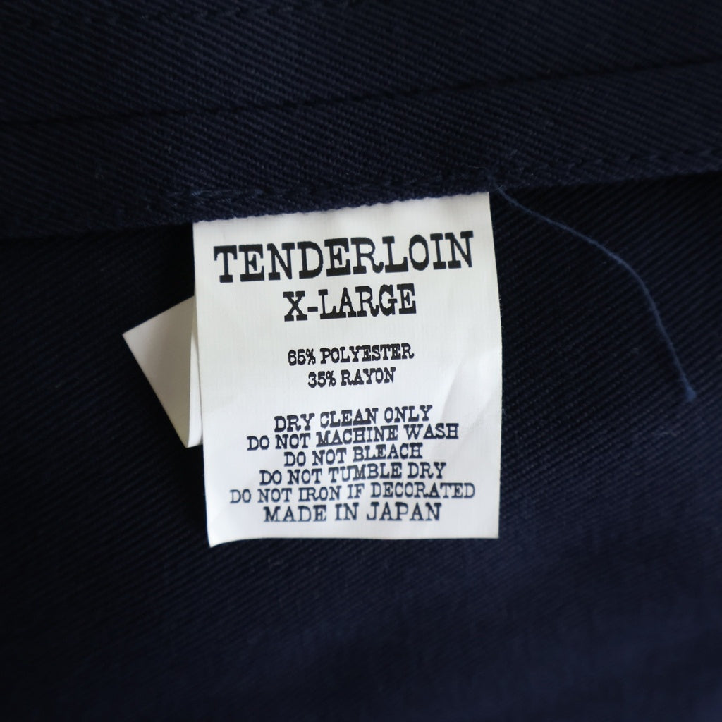 TENDERLOIN(テンダーロイン) T-WORK JKT ワーク ノーカラー カーディガン ジャケット ネイビー