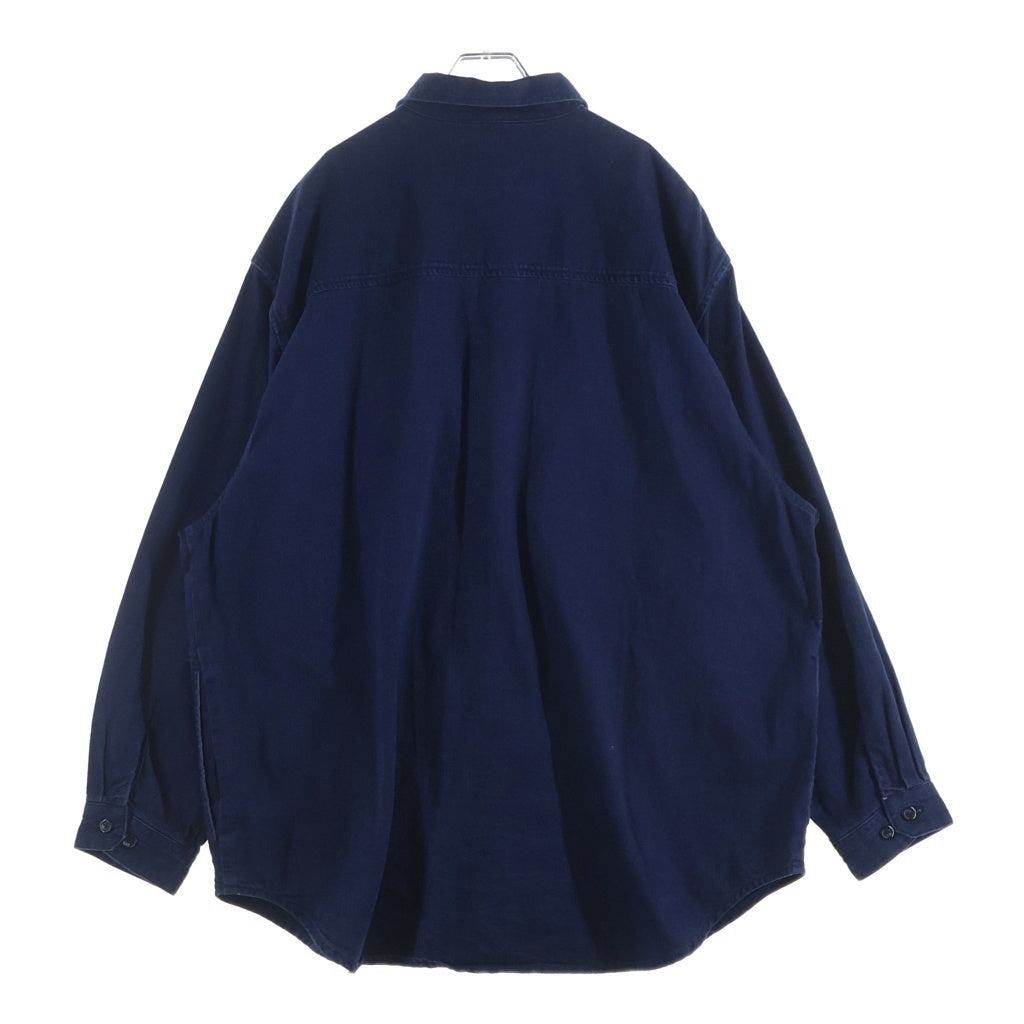 WTAPS(ダブルタップス) 23SS WCPO/LS/COTTON.DENIM コットンデニム レギュラーカラー長袖シャツ インディゴ 231WVDT-SHM01